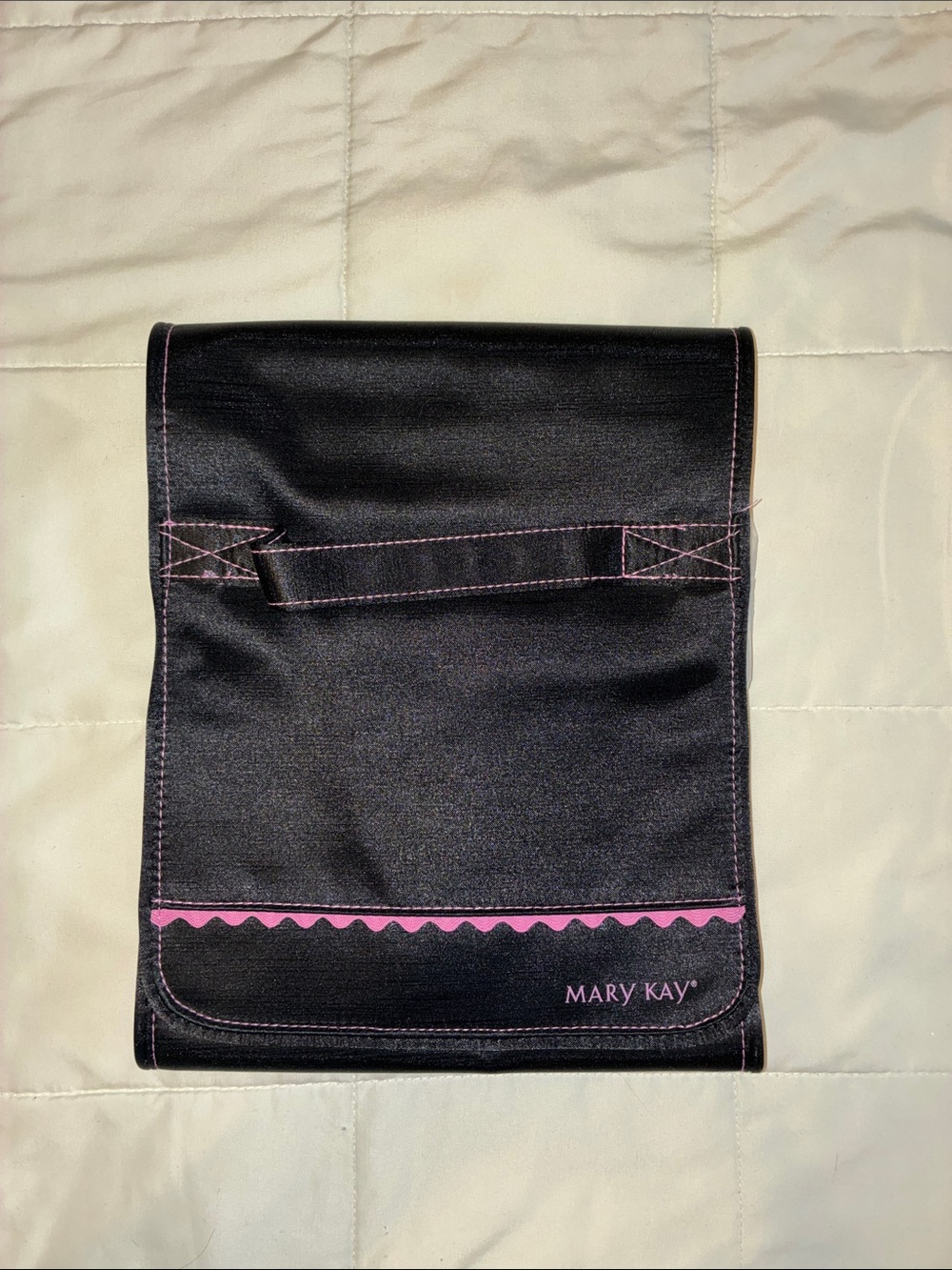 Mary Kay Black and Pink Makeup Organizer Pouch